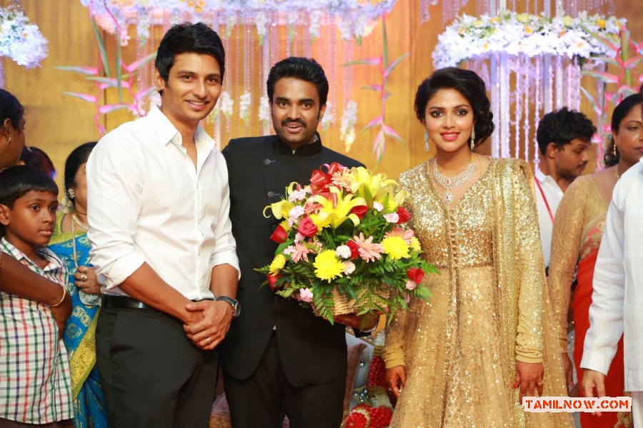 Actor Jeeva At Vijay Amala Paul Reception 346