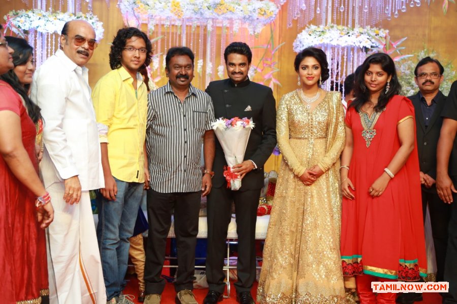 Director Vijay And Amala Paul Wedding Reception Stills 7293
