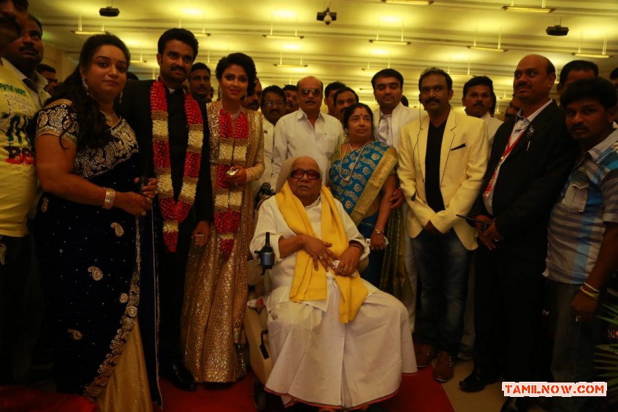 Kalaigner M Karunanidhi At Vijay Amala Paul Reception 665