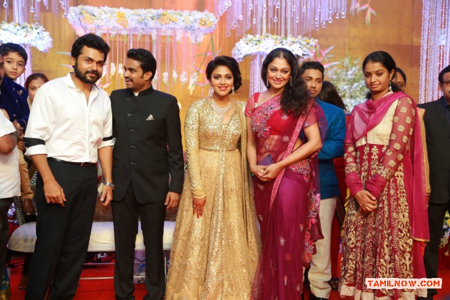 Karthi And Actress Shobhana With Vijay Amala Paul 43