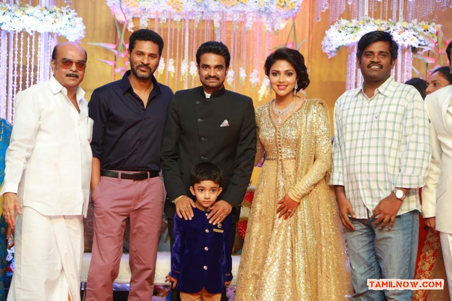 Prabhudeva At Vijay Amala Paul Reception 927