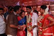 Ponvannan Saranya At Vijay Amala Paul Wedding 308
