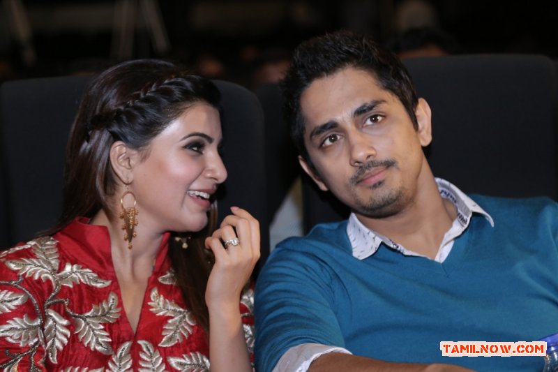 Samantha Siddharth At Enakkul Oruvan Audio Launch 689