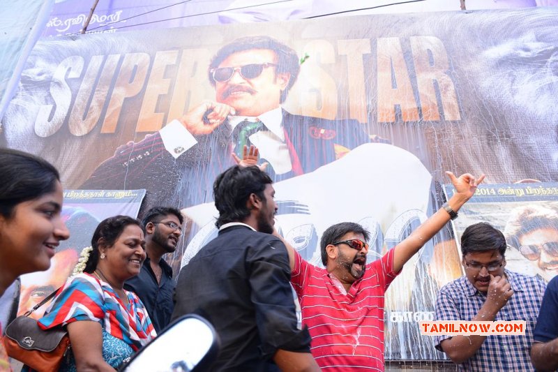 Image Event Fans Celebrates Rajinikant Birthday And Lingaa Release 7488