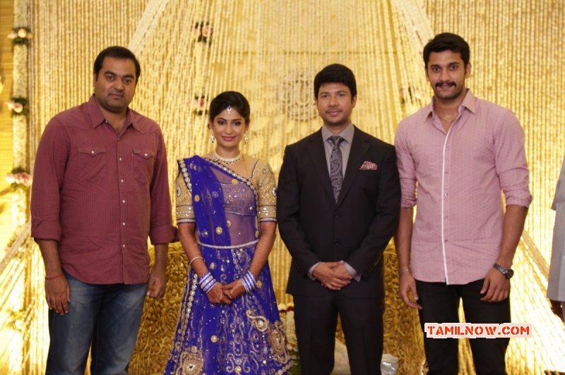 Tamil Event Feroz Vijayalakshmi Wedding Reception 2015 Photos 1038