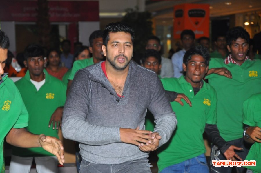 Jayam Ravi At Express Avenue Flash Mob 536