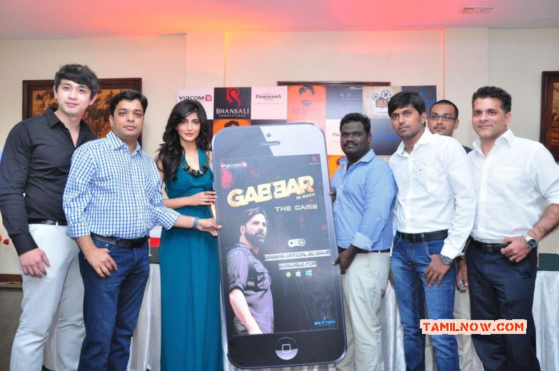Tamil Movie Event Gabbar Is Back 3d Game Launch New Still 8623