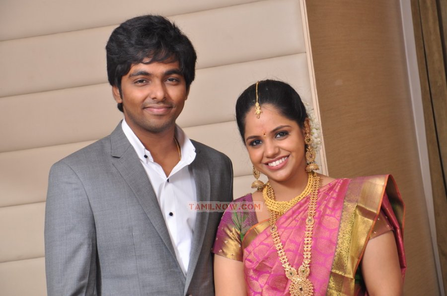 Gv Prakash Saindhavi Engagement 3135