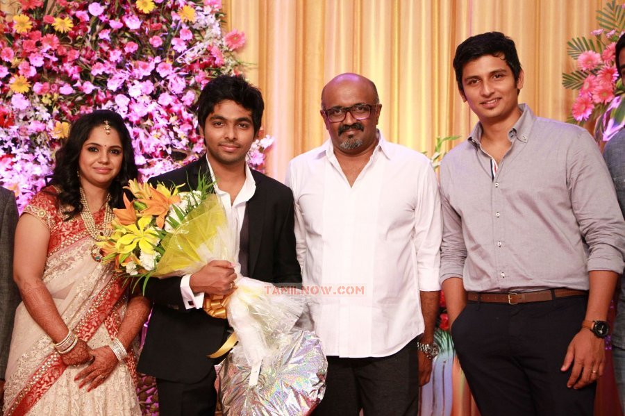 Gv Prakash Saindhavi Reception Photos 9932