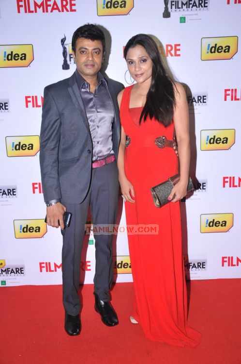 Riyaz Khan And Uma At Filmfare Awards 758