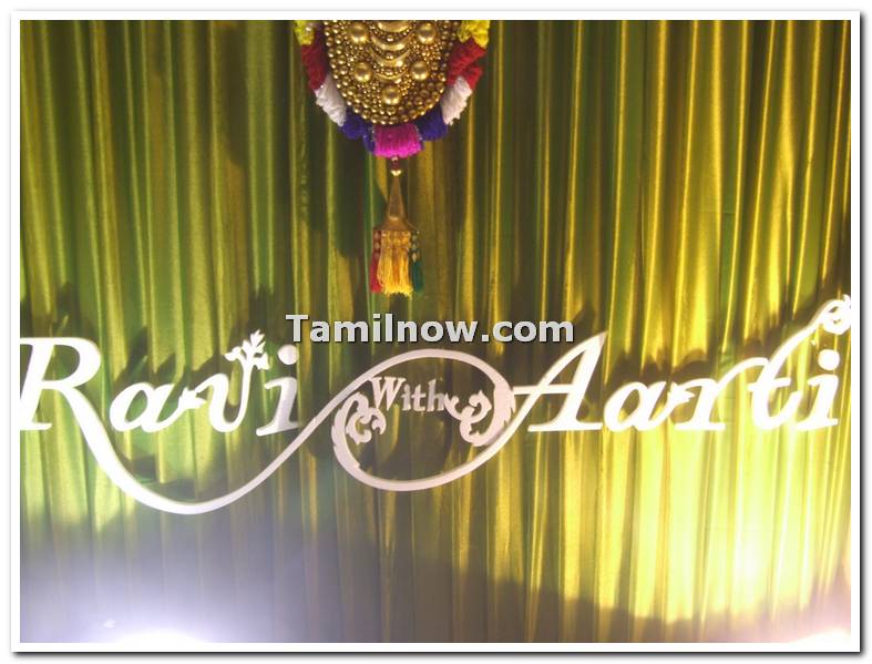 Jayam Ravi Aarthi Wedding Reception