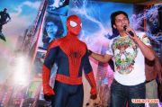 Jiiva Unveils Spiderman At Forum Mall 5285