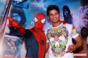 Jiiva Unveils Spiderman At Forum Mall