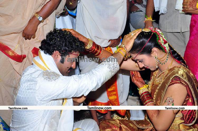Jr Ntr Lakshmi Pranathi Wedding Still5
