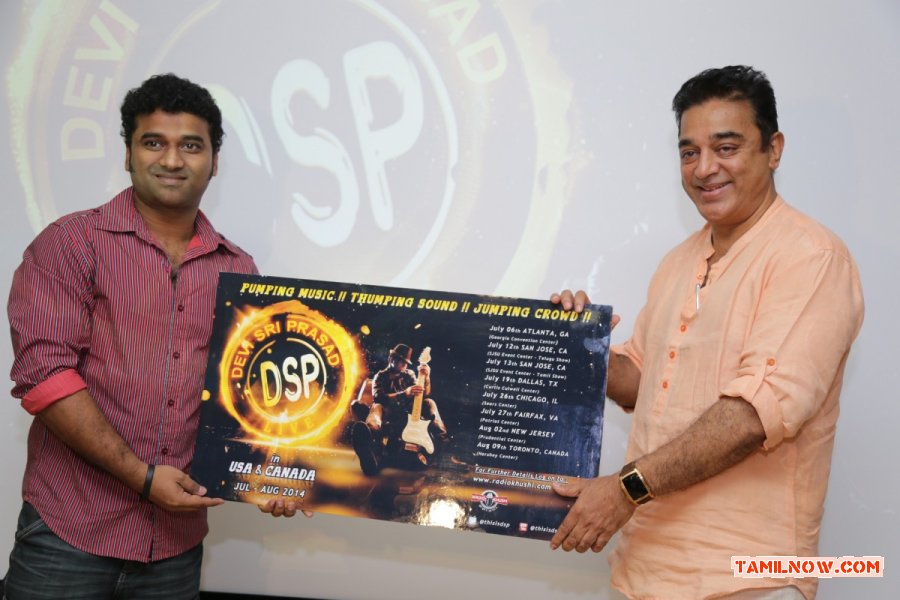 Kamalhaasan Reveals Poster Of Dsp Usa 2623