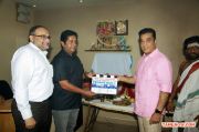 Kamalhaasans Drishyam Remake Pooja 3103