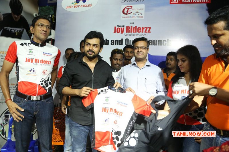 Karthi At Cf Square Cycling Club Launch Function Recent Album 9663