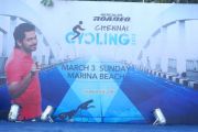 Karthi Flags Off Chennai Cycling 2013