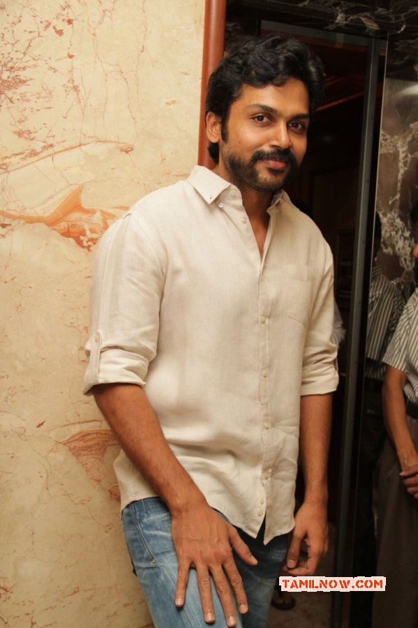 Karthi At Madras Successmeet Still 65