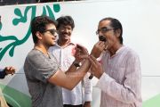 Manobala Birthday Celebration With Vijay