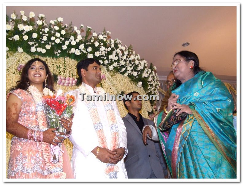 Meena Vidyasagar Marriage Reception Stills 2