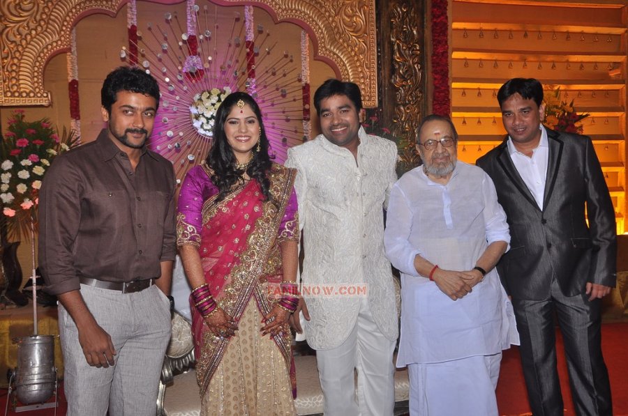 Actor Surya At Shiva Wedding Reception 913