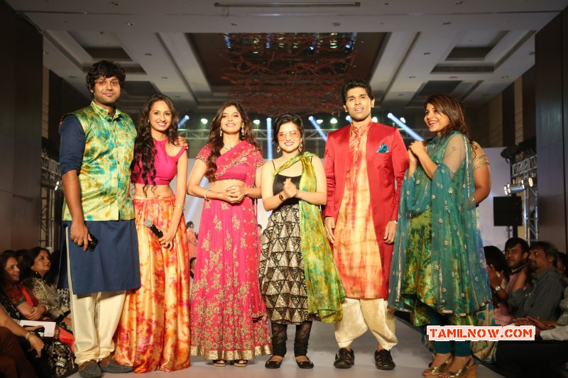 Studio 9696 Designers Sandeep Ekta With Showstoppers Sanchita Shetty Allu Sirish Divya Dharshini 642