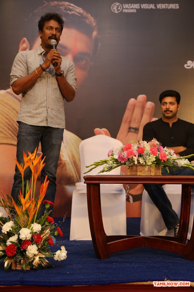 Nimirnthu Nil Jeyam Ravi Success Meet Stills 9558