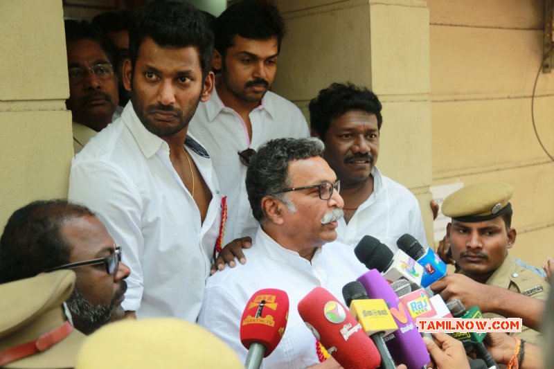 Paandavar Ani Files Nomination Tamil Function Latest Photo 6893