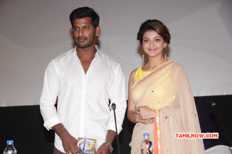 Vishal Kajal Agarwal Paayum Pul Audio Launch Photo 431