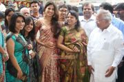 Parvathy Omanakuttan Launches Kovai Palam Silks 3836