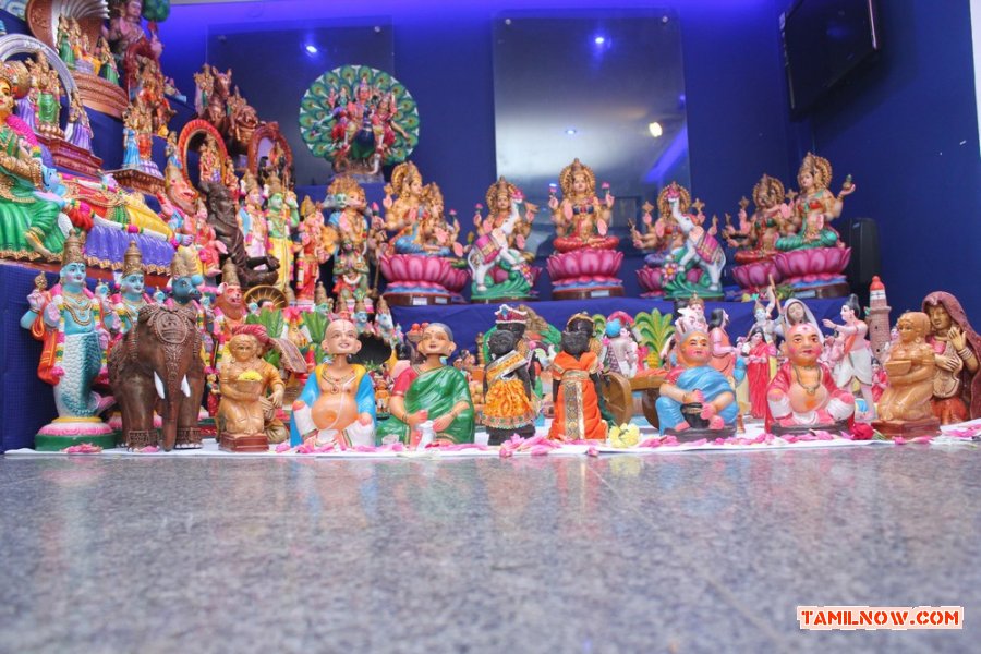 Prabhu At 4 Frame Golu Celebration 3144