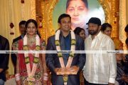 Radha Ravi Son Wedding Reception 12