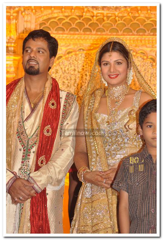 Rambha Marriage Reception 10