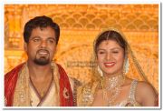 Rambha Wedding Reception Photos