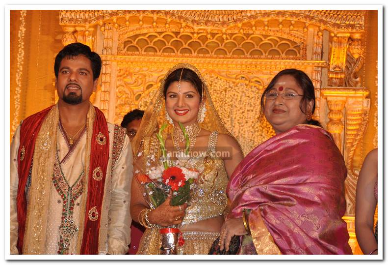 Rambha Wedding Reception 13