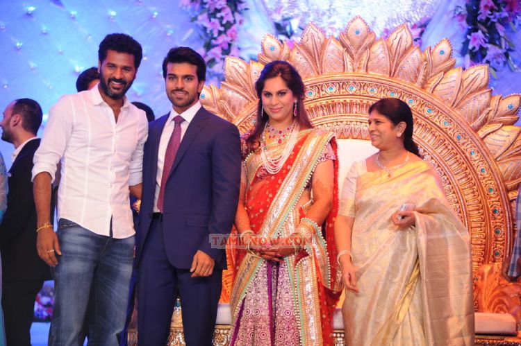 Prabhu Deva With Ram Charan And Upasana 801