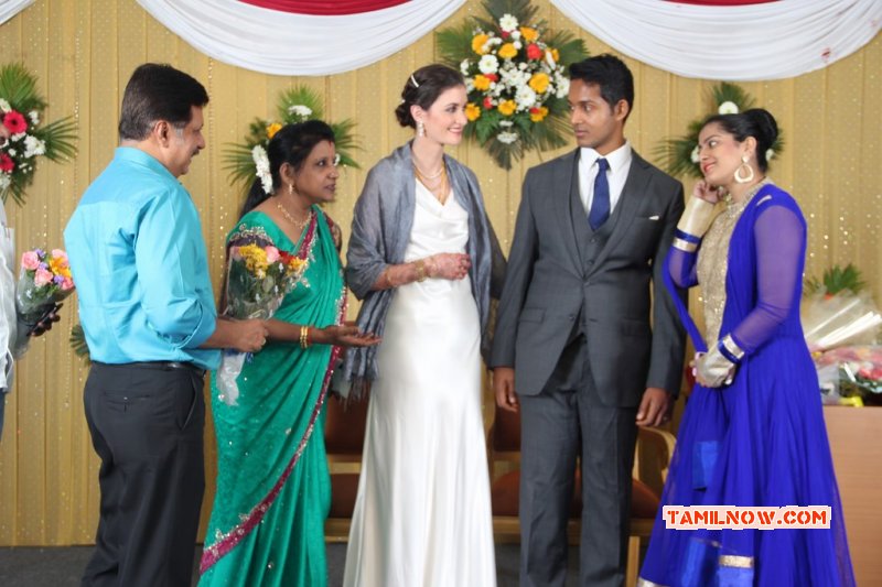 Event Reporter Anupama Subramanian Son Wedding Reception New Still 2726