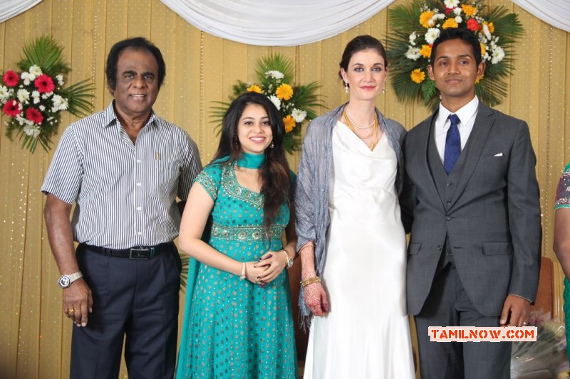 Latest Album Tamil Function Reporter Anupama Subramanian Son Wedding Reception 7871