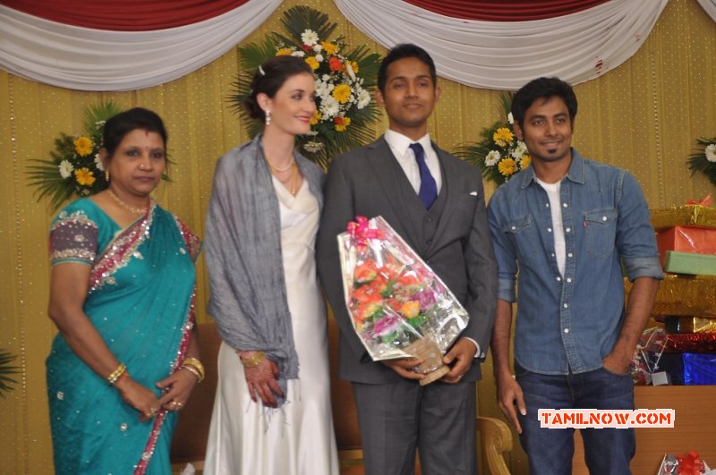 Recent Pic Tamil Event Reporter Anupama Subramanian Son Wedding Reception 5474