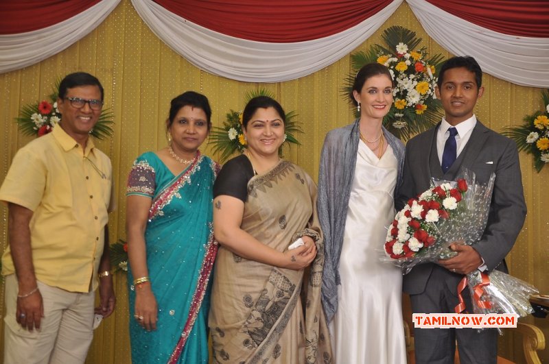 Tamil Function Reporter Anupama Subramanian Son Wedding Reception New Pic 8503