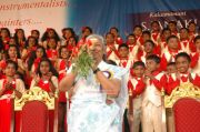 S Janaki At Velammal Matric School Function 3333