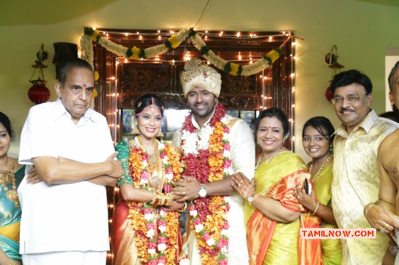 Shanthanu Keerthi With Bhagyaraj And Poornima 288