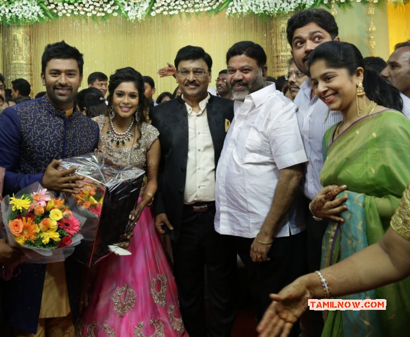 Latest Pic Shanthnu Keerthi Wedding Reception 8477