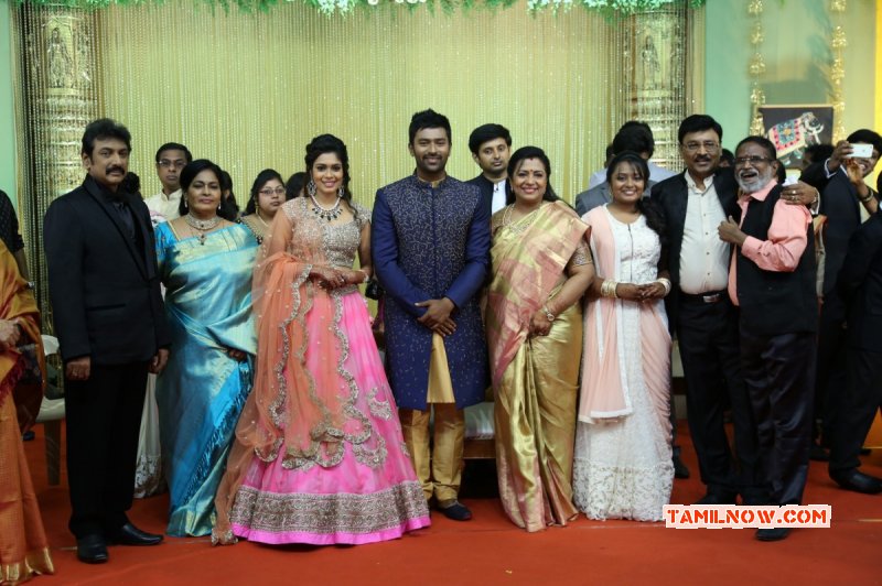 Shanthnu Keerthi Wedding Reception Aug 2015 Images 3736