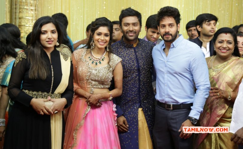 Shanthnu Keerthi Wedding Reception Latest Picture 1142