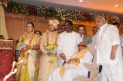 M Karunanidhi At Dushyanth Wedding Reception 394