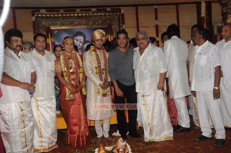 Kamal Haasan With Shivaji Family During Wedding 927