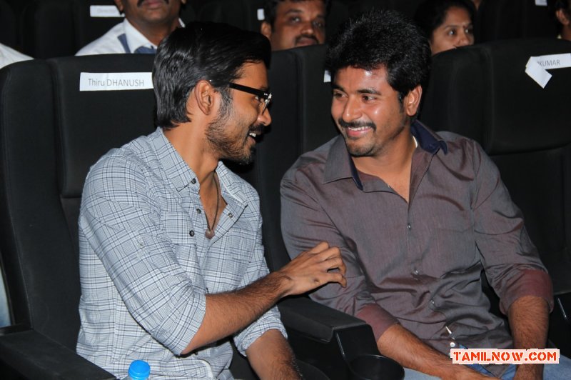 Dhanush Siva Karthikeyan At Sigaram Thodu Audio Launch 344