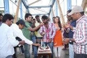 Simbu At Director Vijay Chandar Birthday At Vaalu Location